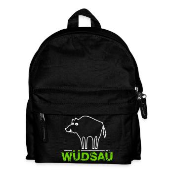 Wüdsau Österreich Dialekt Mundart Geschenk - Kinder Rucksack - Schwarz - Vorne