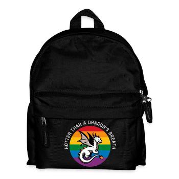 Lgbt-Drache - Kinder Rucksack - Schwarz - Vorne