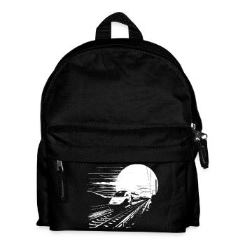 Railway Graphic - Kids' Backpack - black - Front