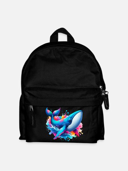Wal - Kinder Rucksack - Schwarz
