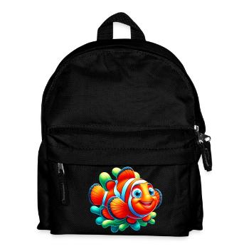 Clownfische - Kinder Rucksack - Schwarz - Vorne