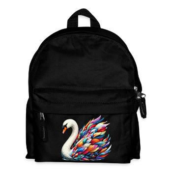 Cygne - Sac à dos Enfant - noir - Devant