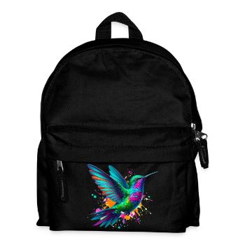 Kolibri - Kinder Rucksack - Schwarz - Vorne