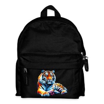 Tiger - Kinder Rucksack - Schwarz - Vorne