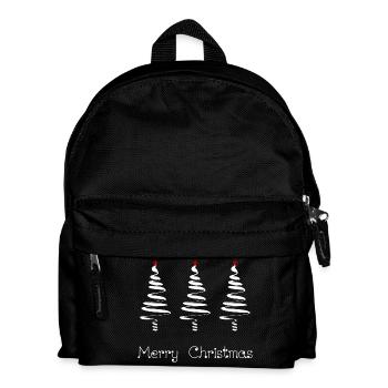 SAPIN. NOËL. MERRY CHRISTMAS. BONNE ANNEE - Sac à dos Enfant - noir - Devant