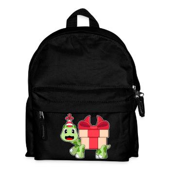 Schildkröte Geburtstag Paket - Kinder Rucksack - Schwarz - Vorne
