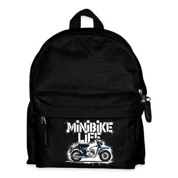 Passion for minibikes - Kids' Backpack - black - Front