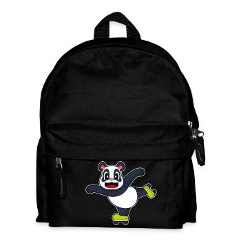 Panda Inline skating Inline skates - Kids' Backpack - black - Front