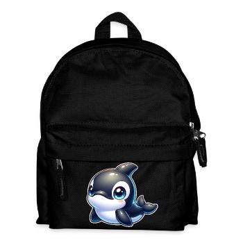 Killer whale - Kids' Backpack - black - Front