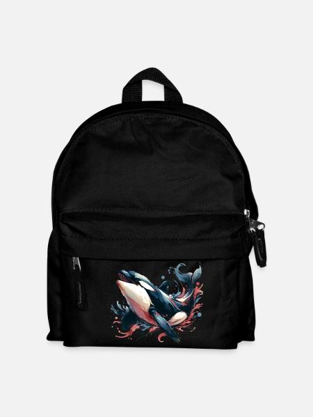 Orca Schwertwal - Kinder Rucksack - Schwarz