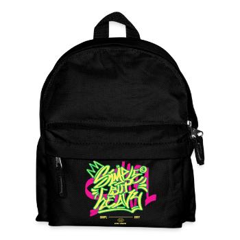 Graffiti urbain streetwear - Sac à dos Enfant - noir - Devant