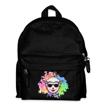 Schäfer Schaf - Kinder Rucksack - Schwarz - Vorne
