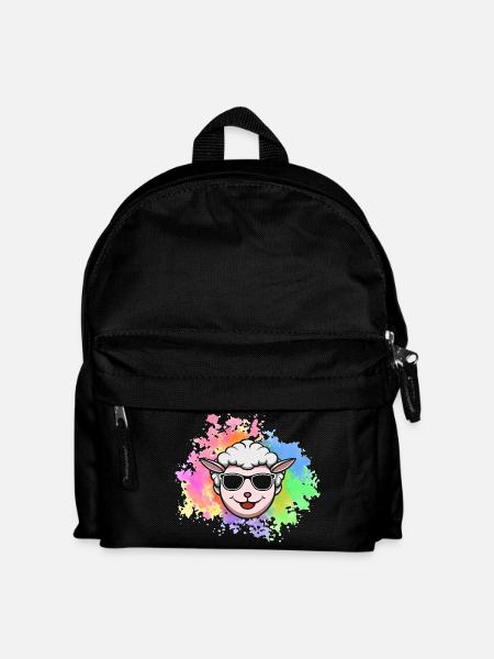 Schäfer Schaf - Kinder Rucksack - Schwarz