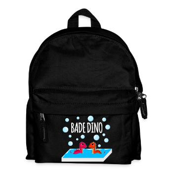 Bathing Dinos - Kids' Backpack - black - Front