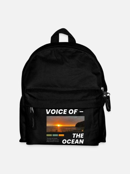 Sunset over the Ocean - Kids' Backpack - black