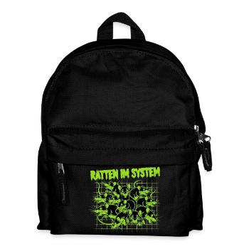 Rats dans le système - Punk - Sac à dos Enfant - noir - Devant