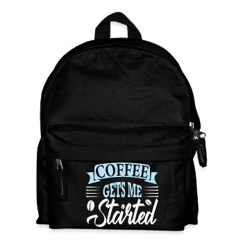 Le café me lance - Sac à dos Enfant - noir - Devant