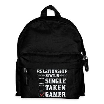 Chemise de statut de relation de joueur - Sac à dos Enfant - noir - Devant
