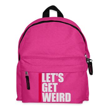 Disons bizarrement et drôle de fête pour les célébrations - Sac à dos Enfant - fuchsia - Devant