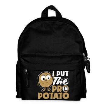 Taters Over Haters Potato - Sac à dos Enfant - noir - Devant