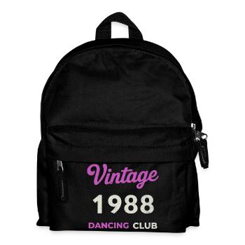 Vintage 1988 – Dancing Club Retro Birth Year - Kids' Backpack - black - Front