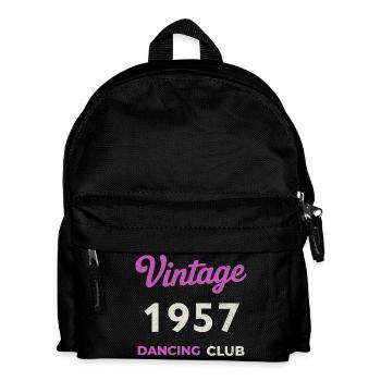Vintage 1957 – Dancing Club Retro Birth Year - Kids' Backpack - black - Front
