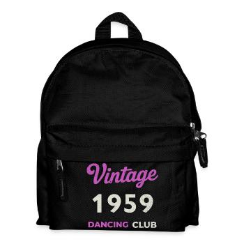 Vintage 1959 – Dancing Club Retro Birth Year - Kids' Backpack - black - Front