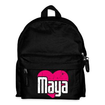 J’aime Maya Cœur Rose J’aime Maya - Sac à dos Enfant - noir - Devant