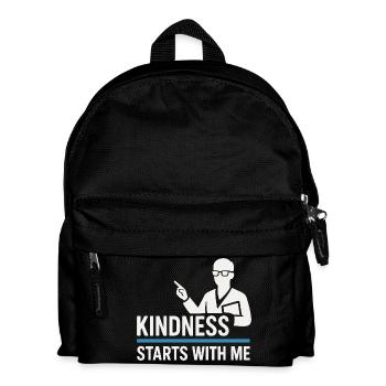 Sympathie anti-harcèlement, Lève-toi - Sac à dos Enfant - noir - Devant