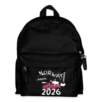 Norvège 2026 Redfish avec la pêche en montagne et à l’orignal - Sac à dos Enfant - noir - Devant