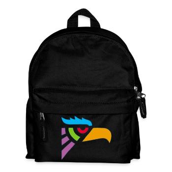 Tribal Eagle Head - Kids' Backpack - black - Front
