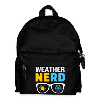 Météorologue Tornade en météorologie - Sac à dos Enfant - noir - Devant