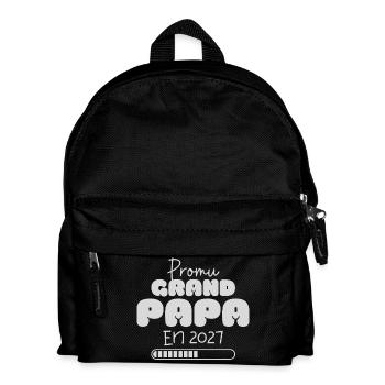 Beförderte Opa 2027 zum zukünftigen Opa-Geschenk - Kinder Rucksack - Schwarz - Vorne