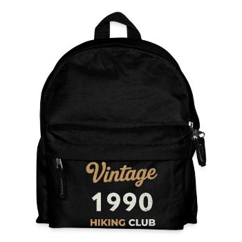 Vintage 1990 – Sailing Club Retro Year of Birth - Kids' Backpack - black - Front