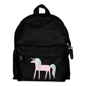 Unicorn_rollerSKate - Kinder Rucksack - Schwarz - Vorne