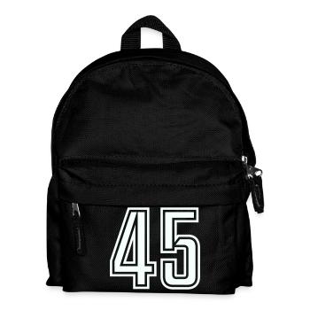 45 - Kids' Backpack - black - Front