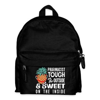 Ananas-apothekerin Süße, Harte Apotheke - Kinder Rucksack - Schwarz - Vorne