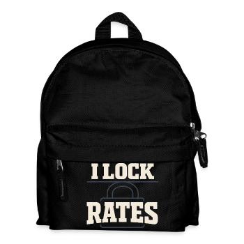 Courtiers en prêts hypothécaires, agents de prêt, - Sac à dos Enfant - noir - Devant