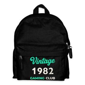Vintage 1982 – Année de naissance rétro de Gaming Club - Sac à dos Enfant - noir - Devant