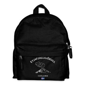 Eyjafjallajökull Volcano Iceland - Kids' Backpack - black - Front