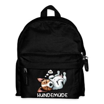 Hundemüde Jack Russel terrier Jack russel besitzer - Kinder Rucksack - Schwarz - Vorne