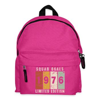 anniversaire 1976 - 50 ans - Sac à dos Enfant - fuchsia - Devant