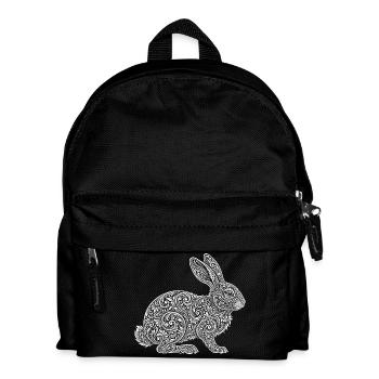 Hares - Kids' Backpack - black - Front