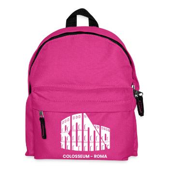 Roma, Italie, Rome Colisée, touristes touristes de tournée italienne - Sac à dos Enfant - fuchsia - Devant