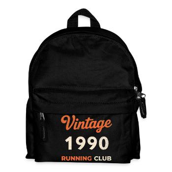 Idée cadeau d’anniversaire vintage des années 1990 pour le club de course - Sac à dos Enfant - noir - Devant