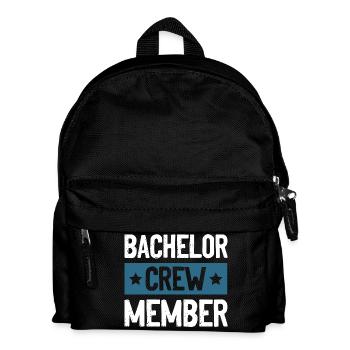 Bachelor Crew - Kinder Rucksack - Schwarz - Vorne