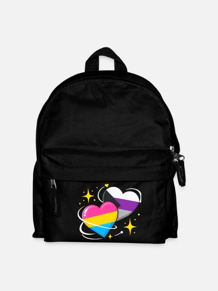Panromantic Demisexual - Kids' Backpack - black