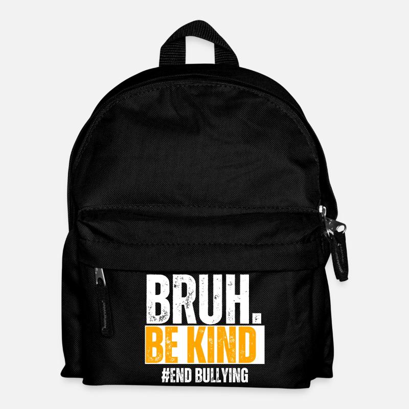 Be Kind Against Bullying - Kids' Backpack - black