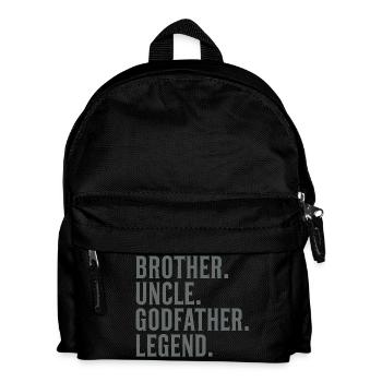 Brother Uncle Godfather Legend - Kids' Backpack - black - Front