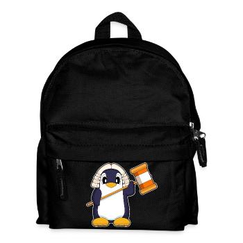 Pinguin Richter Richterhammer - Kinder Rucksack - Schwarz - Vorne